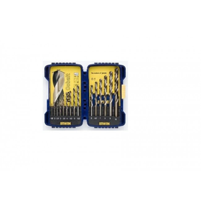 IRWIN DRILL BIT SET 15pcs. COBALT 1.5-10mm