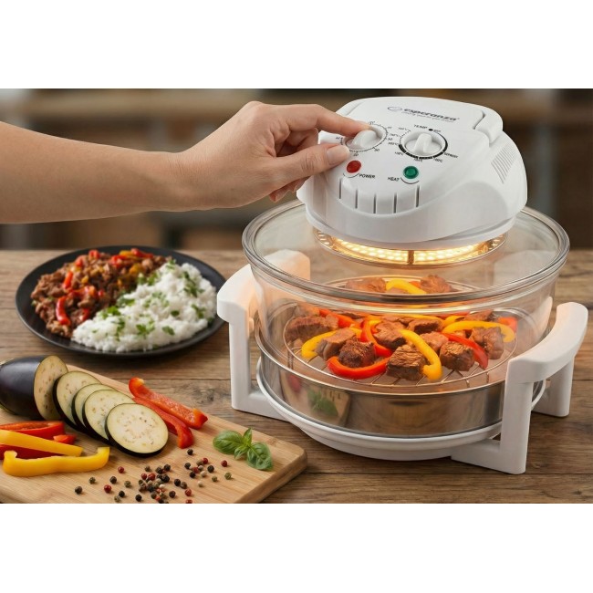 Esperanza EKO003 Combination halogen 12 L 1400 W Transparent, white Esperanza EKO003 Combination halogen 12 L 1400 W Transparent, white