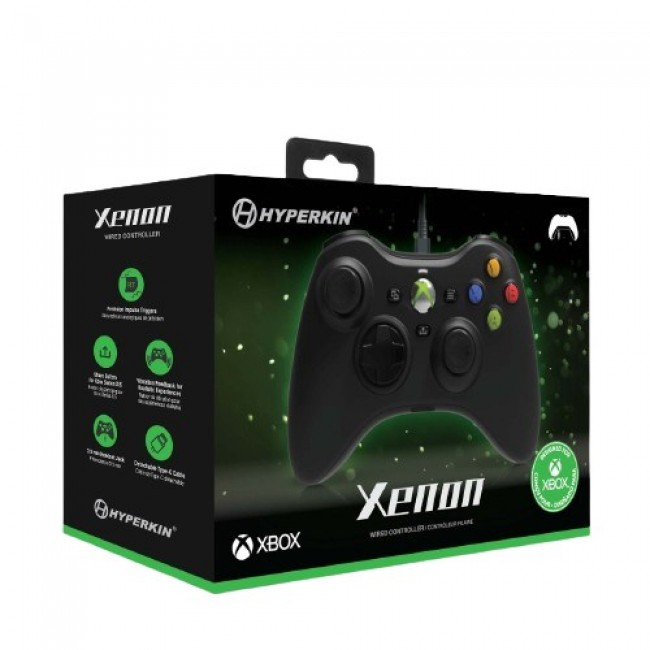 Hyperkin M01368-BK Gaming Controller Black USB Gamepad Xbox One, Xbox Series S, Xbox Series X Hyperkin M01368-BK Gaming Controller Black USB Gamepad Xbox One, Xbox Series S, Xbox Series X