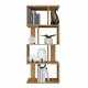 Bookcase FIESTA 4P 59.5x30x140 cm, artisan oak