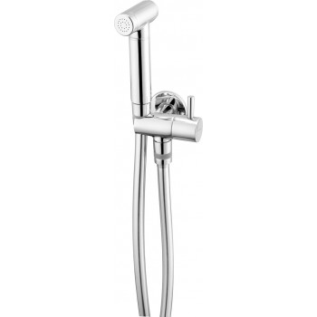 Point bidetta set with angled connection - receiver holder