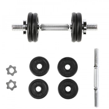 Threaded barbell HMS SG01 7 kg 4 plates