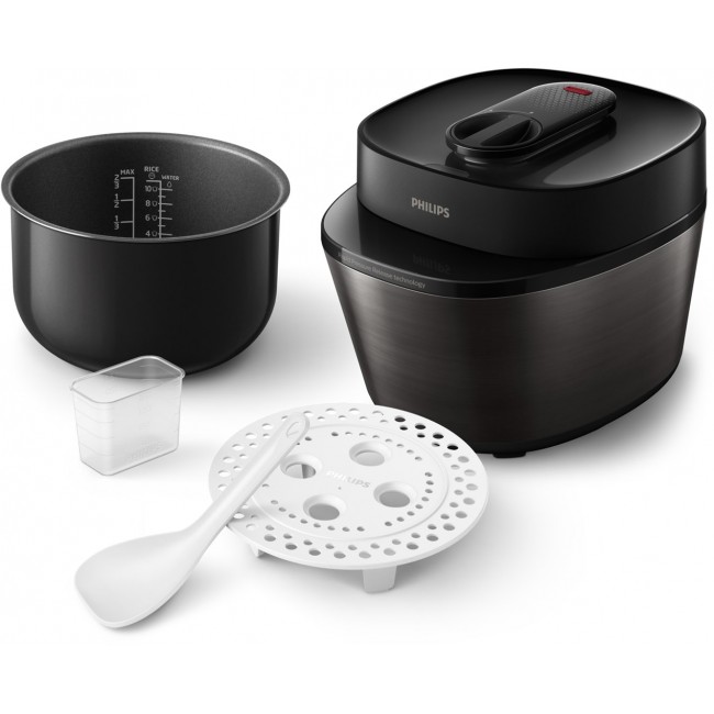 Philips | HD2151/40 | All-in-one Pressure Cooker | 1000 W | 5 L | Number of programs 12 | Black Philips | HD2151/40 | All-in-one Pressure Cooker | 1000 W | 5 L | Number of programs 12 | Black