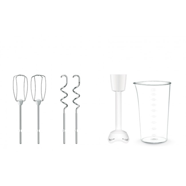Tefal Prep'Mix+ HT4611 Hand mixer 500 W White Tefal Prep'Mix+ HT4611 Hand mixer 500 W White