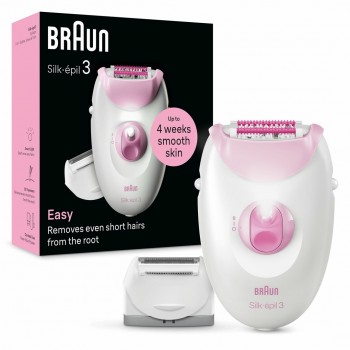 Braun Silk- pil 3 3-031 20 tweezers Pink, White