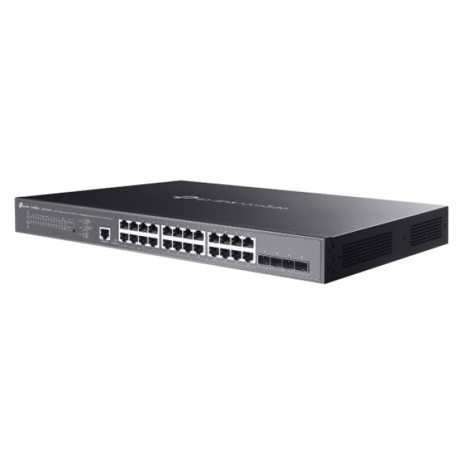 TP-Link Omada SG3428XMPP network switch Managed L2+ Gigabit Ethernet (10/100/1000) Power over Ethernet (PoE) 1U Black TP-Link Omada SG3428XMPP network switch Managed L2+ Gigabit Ethernet (10/100/1000) Power over Ethernet (PoE) 1U Black