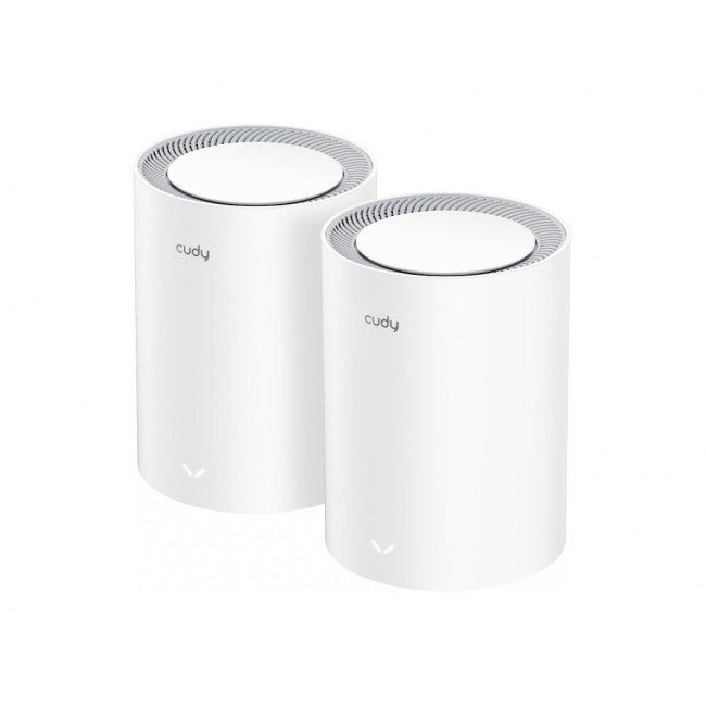 Cudy M3000 2-PACK mesh wi-fi system Dual-band (2.4 GHz / 5 GHz) Wi-Fi 6 (802.11ax) Grey, White 1 Internal Cudy M3000 2-PACK mesh wi-fi system Dual-band (2.4 GHz / 5 GHz) Wi-Fi 6 (802.11ax) Grey, White 1 Internal