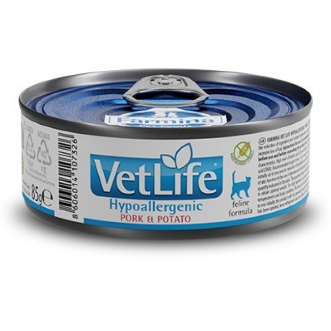 FARMINA Vet Life Hypoallergenic Pork & Potato - wet cat food - 85 g FARMINA Vet Life Hypoallergenic Pork & Potato - wet cat food - 85 g