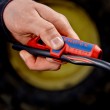 Universal stripping tool for left-handed people