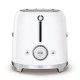 SMEG Toaster 2-slice 4-slot 50'Style White TSF02WHEU