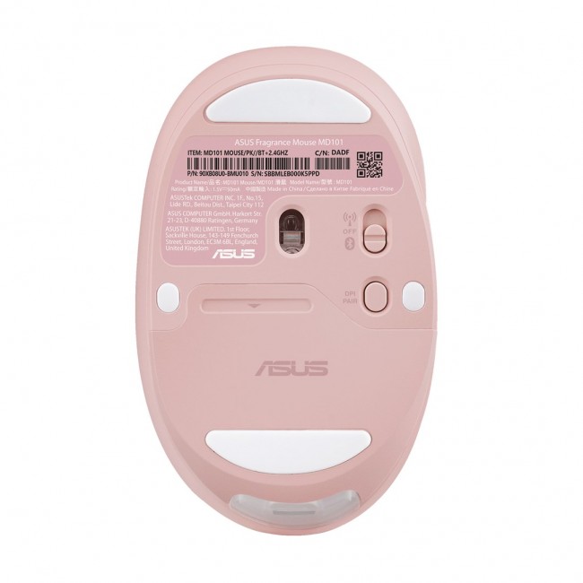ASUS Fragrance MD101 mouse Home Ambidextrous RF Wireless + Bluetooth Optical 2400 DPI ASUS Fragrance MD101 mouse Home Ambidextrous RF Wireless + Bluetooth Optical 2400 DPI