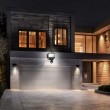Maclean MCE442 Solar Lamp LED Spotlight Motion Sensor Floodlight Wall Mount Light Twilight IP44 6W 6000K