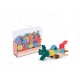 MARIOINEX Mini Waffle Building Blocks Pastel, 140 pieces