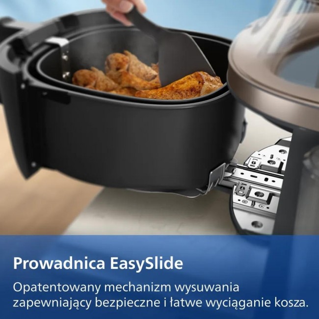 Philips 5000 series NA547/07 fryer Single 7.2 L Stand-alone 2000 W Hot air fryer Black, Gold Philips 5000 series NA547/07 fryer Single 7.2 L Stand-alone 2000 W Hot air fryer Black, Gold