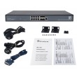 LevelOne 12-Port L3 Managed 10-Gigabit Switch, 8 x 1G/2.5G/5G/10G RJ45, 4 x 1G/2.5G/10G SFP+ Uplinks, 240Gbps Non-Blocking Fabric, 19-Inch Rackmount