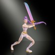 Mattel KPop Demon Hunters Rumi & Jinu Final Battle Action Figure Set, 4 Accessories, Swappable Hands & Faces