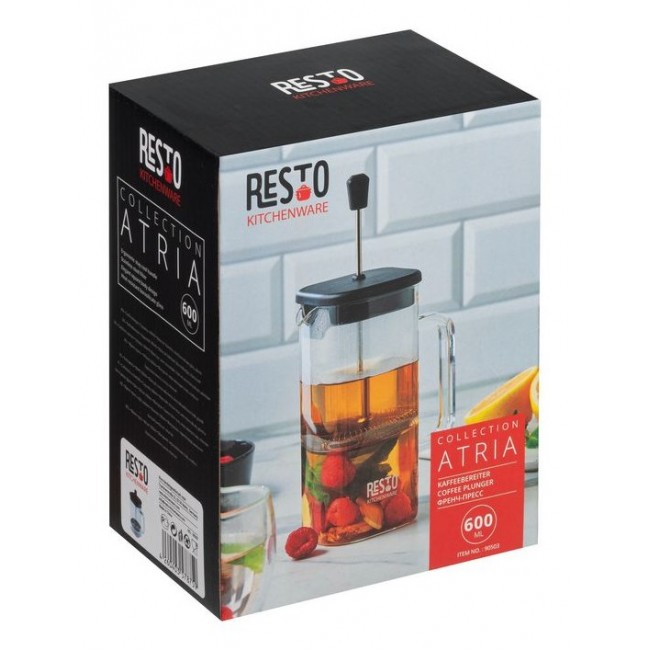 Resto Kitchenware 90503 teapot Single teapot 600 ml Black Resto Kitchenware 90503 teapot Single teapot 600 ml Black