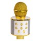 Denver KMS-20GOMK2 microphone Gold Karaoke microphone Denver KMS-20GOMK2 microphone Gold Karaoke microphone