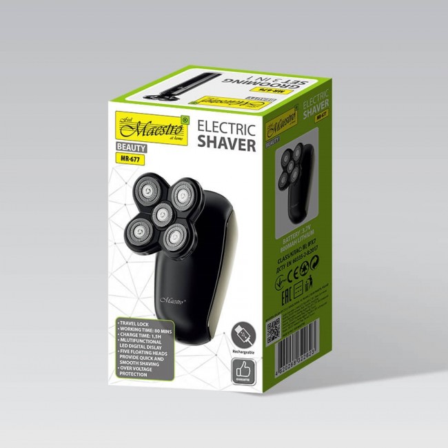 MAESTRO MR-677 USB electric shaver MAESTRO MR-677 USB electric shaver