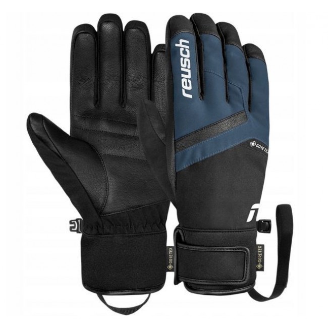 REUSCH BOOSTER GORE-TEX GLOVES SIZE 8,5 navy blue