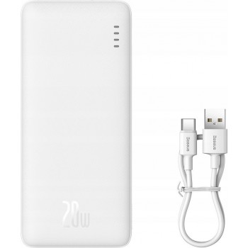 Baseus Airpow Lithium polymer power bank 10000 mAh 20 W White