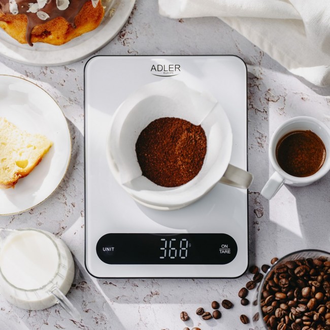 Adler AD 3177wb Electronic kitchen scale White, Black