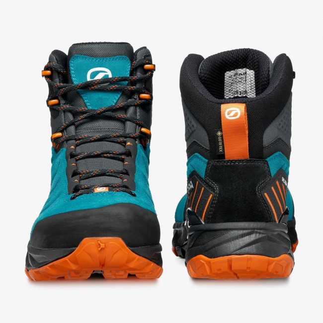 Shoes rush trk gtx-pagoda blue-mango-42 SCARPA
