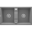 2-bowl granite sink