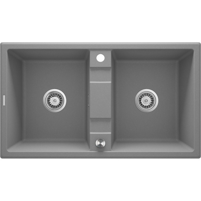 2-bowl granite sink