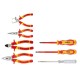 Pliers and screwdrivers set 1000V, 7 pcs.