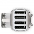 Smeg 50's Style Toaster TSF03SSEU Steel