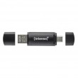 Intenso 3544492 USB flash drive 256 GB USB Type-A / USB Type-C 3.2 Gen 1 (3.1 Gen 1) Black