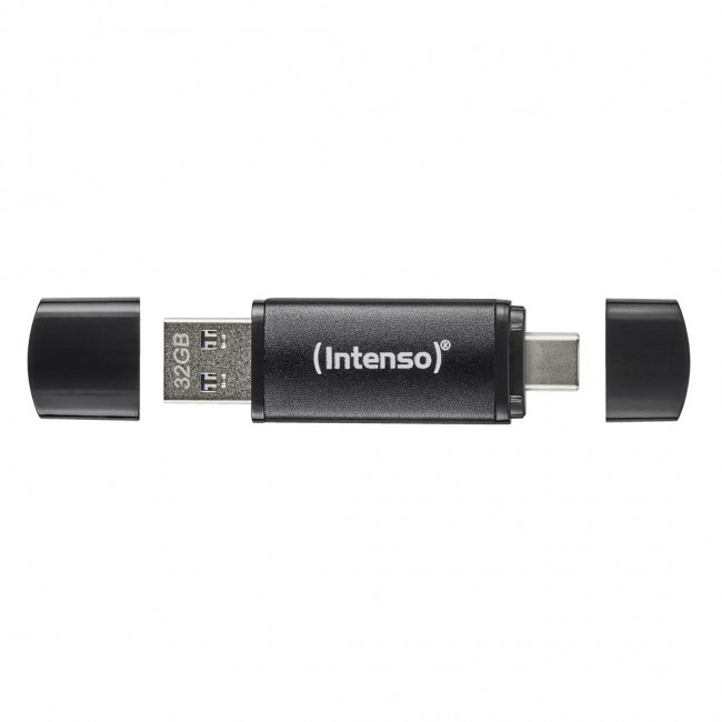 Intenso 3544492 USB flash drive 256 GB USB Type-A / USB Type-C 3.2 Gen 1 (3.1 Gen 1) Black