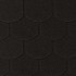 Roof tile fish scale graphite 1 piece