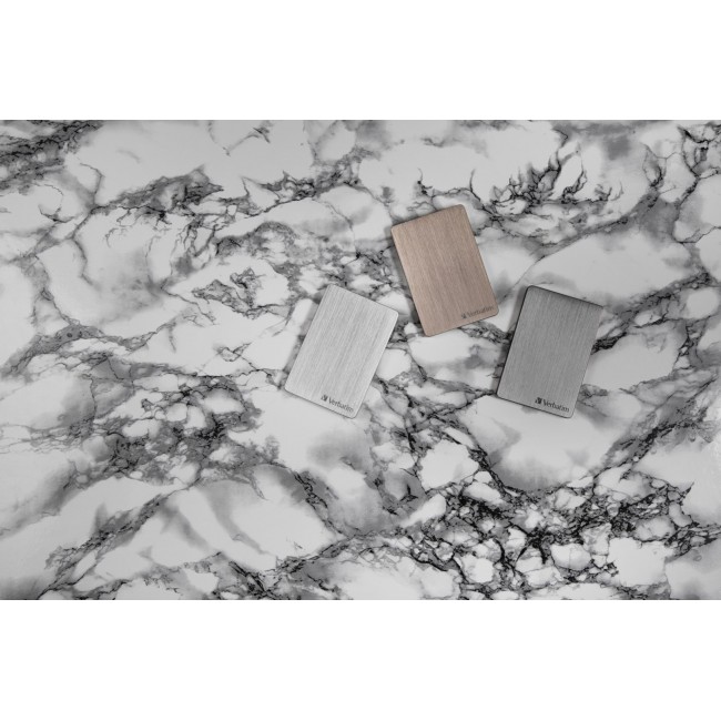 Verbatim Store 'n' Go ALU Slim Portable Hard Drive 1TB Silver