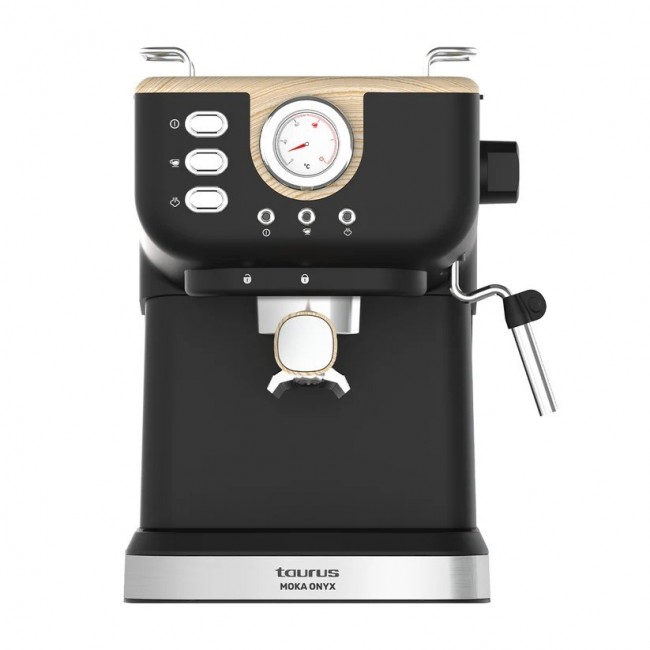 Taurus Onyx Moka 1050 W 20 bar wooden piston-style espresso machine