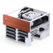 Jonsbo N4 WHITE computer case Micro Tower