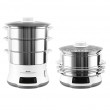Tefal Convenient Series Deluxe VC502D steam cooker 3 basket(s) Countertop 900 W Stainless steel, White Tefal Convenient Series Deluxe VC502D steam cooker 3 basket(s) Countertop 900 W Stainless steel, White
