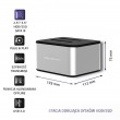 Qoltec 5316 2x HDD / SSD docking station | 2.5 