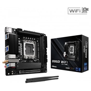 Asrock B860I WiFi Intel B860 LGA 1851 (Socket V1) mini ITX