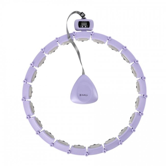 Hula hop with magnets, weight and counter HMS HHM14 purple Hula hop with magnets, weight and counter HMS HHM14 purple