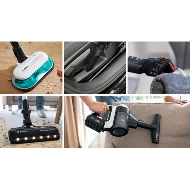 Cordless 2-in-1 hoover, vacuuming and mopping Unlimited 7 ProHygienic Aqua White Cordless 2-in-1 hoover, vacuuming and mopping Unlimited 7 ProHygienic Aqua White