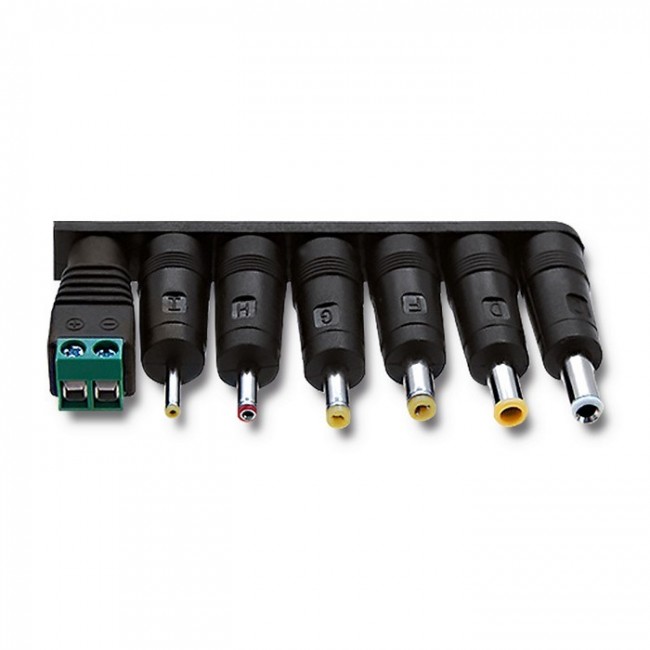 Qoltec 51736 Universal power adapter 12V | 2.5A | 30W | 7 plugins Qoltec 51736 Universal power adapter 12V | 2.5A | 30W | 7 plugins