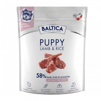 BALTICA Nutraceutic Puppy Monoprotein Lamb with rice - dry dog food - 1kg