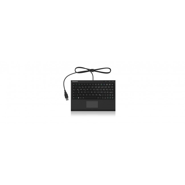 KeySonic ACK-3410 (DE) keyboard Office USB QWERTZ German Black