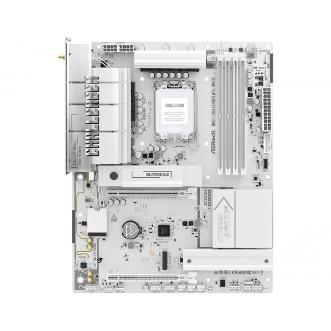 Asrock B860 Challenger WiFi White Intel B860 LGA 1851 (Socket V1) ATX Asrock B860 Challenger WiFi White Intel B860 LGA 1851 (Socket V1) ATX