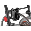Garden hose reel, metal, for up to 60m of 1/2