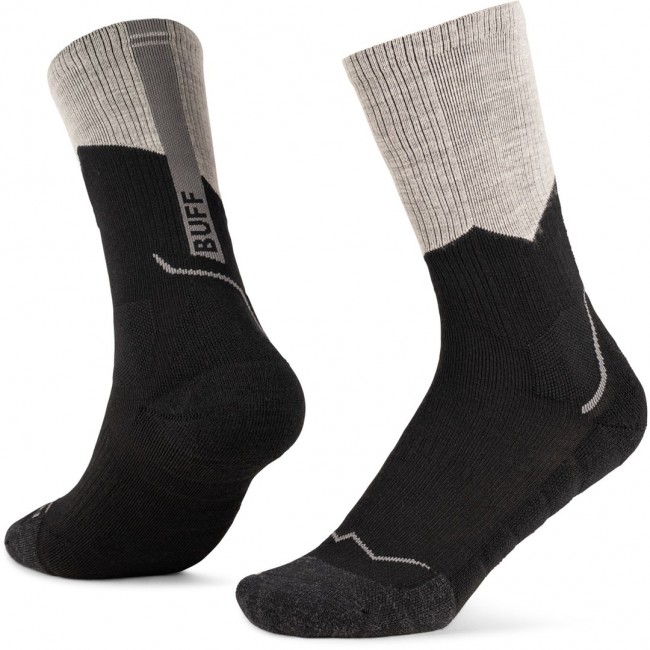 BUFF Merino MW Crew Socks MWC1 Socks, Black L
