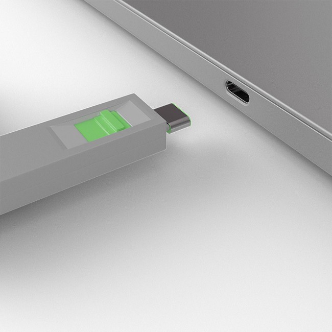 Lindy USB Type C Port Blocker Key - Pack of 4 Blockers, Green Lindy USB Type C Port Blocker Key - Pack of 4 Blockers, Green