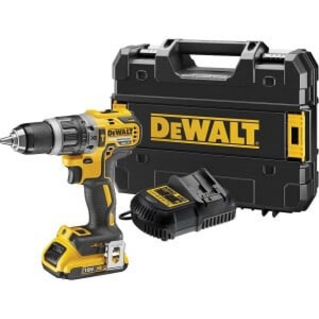 DeWALT DCD796D2-QW drill Keyless 1.6 kg Black, Yellow